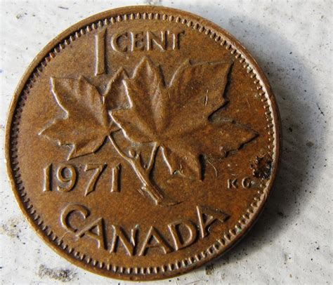 1971 canadian penny worth